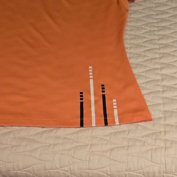 Adidas Orange Sleeveless Polo Jersey - Picture 9 of 13